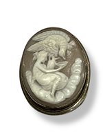 Brosche Mandile 1922 Dame Cammei antichi in Silber Conchiglia 2MCICMMAU4